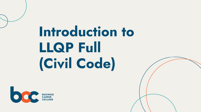 1. Introduction to LLQP Full (Civil Code)