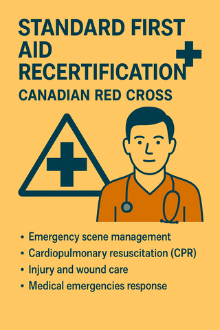 Standard First Aid- Recertification (Canadian Red Cross)