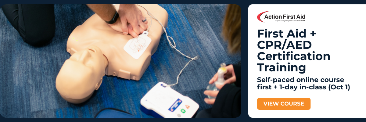 First aid training course