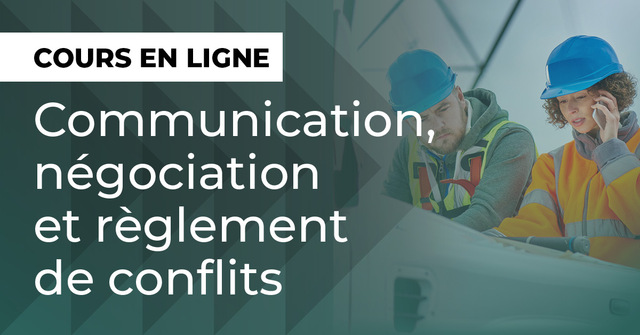 BuildForce's Communication, négociation et règlement de conflits