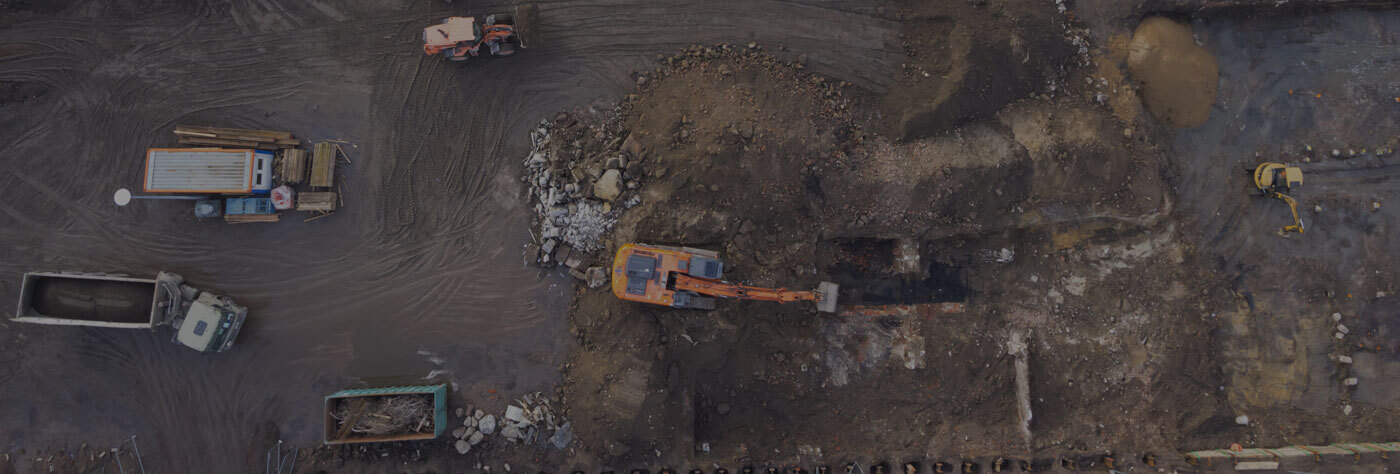 aerial-view-of-construction-site-with-heavy-machinery