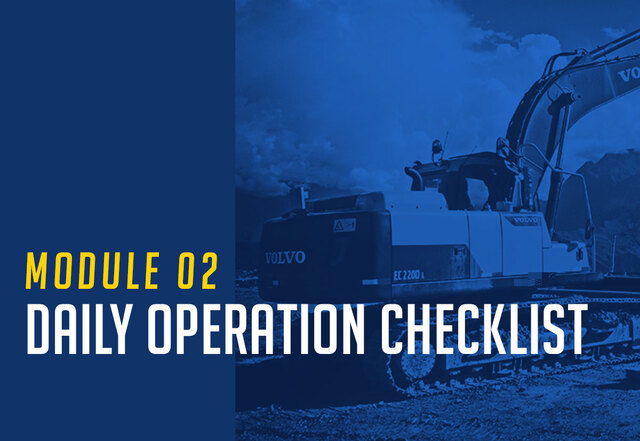 Module 2 | Daily Operation Checklist