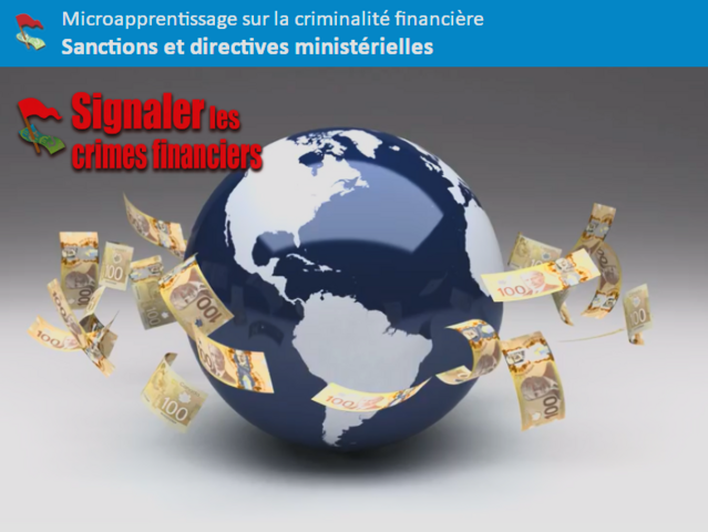 Sanctions et directives ministérielles - Microapprentisage Canada