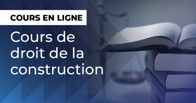 BuildForce's Cours de droit de la construction